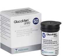 Glucomen areo Sensor 50 St. Teststreifen  Blutzucker Messgerät Streifen