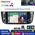 Für Fiat Grande Punto/Linea KAM 7" 64G Carplay Android 13 Autoradio GPS NAV WIFI