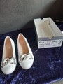 NEU NEU - weißer Ballerina von GABOR - Gr. 6,5 Weite G