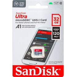 SanDisk ULTRA A1 micro SD Karte Speicherkarte 32GB 64GB 128GB 256GB 512GB