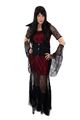 Aufwändig & Sexy Kostüm Kleid Böse Hexe Vampirin Gothic Vamp Witch Märchen L007