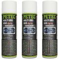 3x 500ml PETEC MUTLI UNTERBODENSCHUTZ SPRAY WAX UBS TRANSPARENT KORROSIONSSCHUTZ