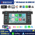 Autoradio Carplay 32G Android 13 +DAB BT WIFI Für BMW 3er E46 M3 Rover 75 MG ZT