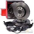 BREMBO XTRA BREMSSCHEIBEN +BELÄGE VORNE FÜR AUDI A3 SEAT SKODA YETI VW GOLF 5