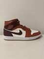 NIKE AIR JORDAN 1 MID 44,5 BQ6472-200 WMNS SNEAKER DAMEN SCHUH WEIß BRAUN