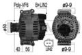 ERA Lichtmaschine Generator Lima 209231A für MERCEDES KLASSE Model S204 W204 180