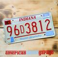 USA Nummernschild/Kennzeichen/license plate* Indiana Hoosier Hospitalility *