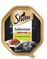 Sheba Selection Nassfutter für Katzen in Sauce mit Kaninchen Schale 36 x 85 g