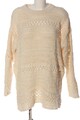 ZARA KNIT Häkelpullover Damen Gr. DE 38 creme Casual-Look