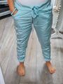 Joggpants Shiny Glanz italymode mint watergreen