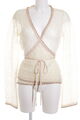 STELLA NOVA Häkelpullover Damen Gr. DE 40 creme-hellbraun Romantik-Look