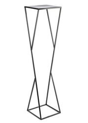 HowHomely Blumenhocker Metall 100 cm Blumenständer Blumensäule Pflanzenständer
