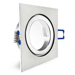 LED Einbaustrahler Einbauleuchte Feuchtraum Spot Einbaurahmen IP44 GU10 230V