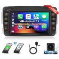 64G Android 13 Autoradio Für Mercedes Benz CLK W209 W203 W463 W208 GPS Navi +Kam