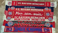 Nr.25 - Sechs verschiedene FC Bayern München Schals - Versandkostenfrei -