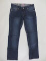 Stretchjeans Pailletten Stickerei Stretch Jeans TUBE 28 ca L28 denim blue /H60