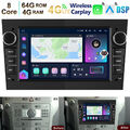 8-Kern 4+64GB Android 13 Autoradio 4G Für Opel Astra H Corsa C/D Vectra C Zafira