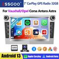 32G Android 13 Carplay Autoradio GPS Navi Kam Für Opel Astra H Corsa C D Zafira