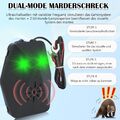 2Set Marderschreck Ultraschall Marderabwehr Auto KFZ Haus Marderschutz Mader ABS