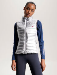 Reitweste Weste Tommy Hilfiger Equestrian Puffer Weste SILVER