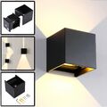 LED Wandleuchte Innen Wandspot Fassadenlampe Strahler UP-Down-Licht Haus