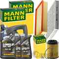 MANN INSPEKTIONSPAKET+7L MANNOL 504 5W-30 ÖL passend für AUDI Q7 VW TOUAREG 7L