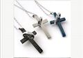 Halskette mit Kreuz Kette Kruzifix mit Ring Anhänger Cross Jesus Trendy Unisex 