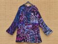 transparente Tunika ULLA POPKEN lila Schmucksteine curvy girls  - Gr. 46 / 48