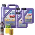 Motoröl 5W40 LIQUI MOLY High Tech 8L +MANN Ölfilter +Ölschlammspülung