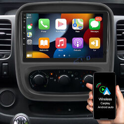 32GB Android 13 Apple Carplay Autoradio GPS NAVI Für Opel Vivaro Renault Trafic