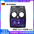 9" Autoradio Für Nissan Qashqai 1 J10 2006-2013 Android12 DSP Navi CarPlay 2+32G