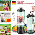 Entsafter Standmixer Smoothie Maker Mixer 600ml Blender Küche Milchshaker 2-in-1