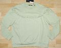 ZERO Pullover Gr.42 mint grün gelb Sweat ++Neu++