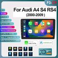 9" Android 12 Für Audi A4 S4 RS4 B6 B7  Autoradio GPS Navi Car Play SWC BT 2+64G