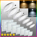 LED Panel Einbaustrahler Deckenleuchte Einbau Leuchte eckig Rund Spot flach slim