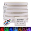 Neon LED Stripe Streifen Lichtleiste Band Schlauch Außen Wasserdicht Lampen 230V