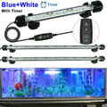 LED Aquarium Mondlicht Lampe Weiß Blau RGB Wasserdicht Aquarium Beleuchtung