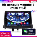 Für Renault Megane 3 2008-2014 4+64G Android13 Autoradio GPS Navi WIFI BT FM SWC