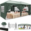 Faltpavillon WASSERDICHT Pavillion Partyzelt Pop Up Gartenzelt Dachmaß 3x6m NEU