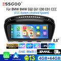 Für BMW E60 E61 E90 E91 CCC GPS Navi Android 13 8Core 4G Autoradio 4+64G CarPlay