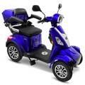 Fachhändler: Rolektro E-Quad 25 V.3 Lithium, 25km/h, Blau, Seniorenmobil 