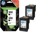 2x ORIGINAL HP 300 TINTE PATRONEN PHOTOSMART C4670 C4680 C4685 C4780 CC640EE