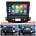 2+64GB Android 13 Autoradio Carplay GPS für Mitsubishi Outlander II 2005-2011