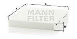 MANN-FILTER Filter, Innenraumluft  u.a. für HONDA, ROVERDie Nr.1* für Autoteile: Top-Preis-Leistungs-Verhältnis