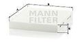 MANN-FILTER Filter, Innenraumluft  u.a. für HONDA, ROVER