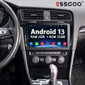 2+32GB 10.1" Autoradio Android 13 Apple Carplay GPS Navi SWC Für VW Golf VII MK7