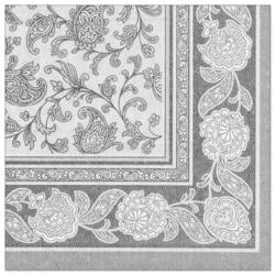 160 Servietten ROYAL 1/4-Falz 40x40 cm Ornaments Premium stoffähnlich Hochzeit