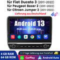 8kern Android 13 car auto play Für Fiat Ducato Peugeot Boxer Citroen Jumper DAB+