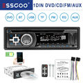 Autoradio 1DIN CD DVD mit Bluetooth Freisprech-Einrichtung MP3 Player USB SD AUX