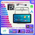 8+128G Für PEUGEOT 307 2002-2013 Android 12 Car Radio GPS Navi Carplay BT5.0 SWC